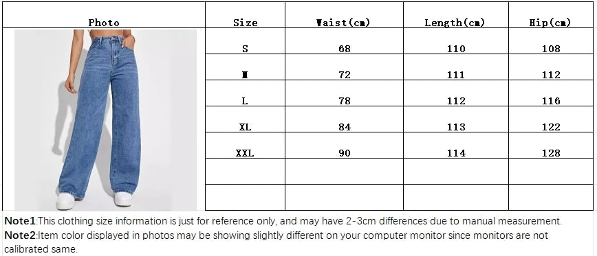 Pantalon jean retro a la moda para mujer, pantalones rectos holgados de calle alta, pantalones ajustados todo en uno de cintura alta