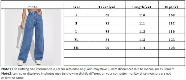 Pantalon jean retro a la moda para mujer, pantalones rectos holgados de calle alta, pantalones ajustados todo en uno de cintura alta