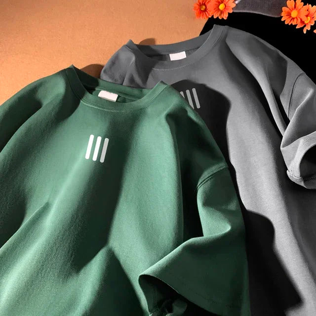 Camisetas de gran tamaño para hombre, Camiseta de algodón para hombre, camisetas con estampado de moda para hombre