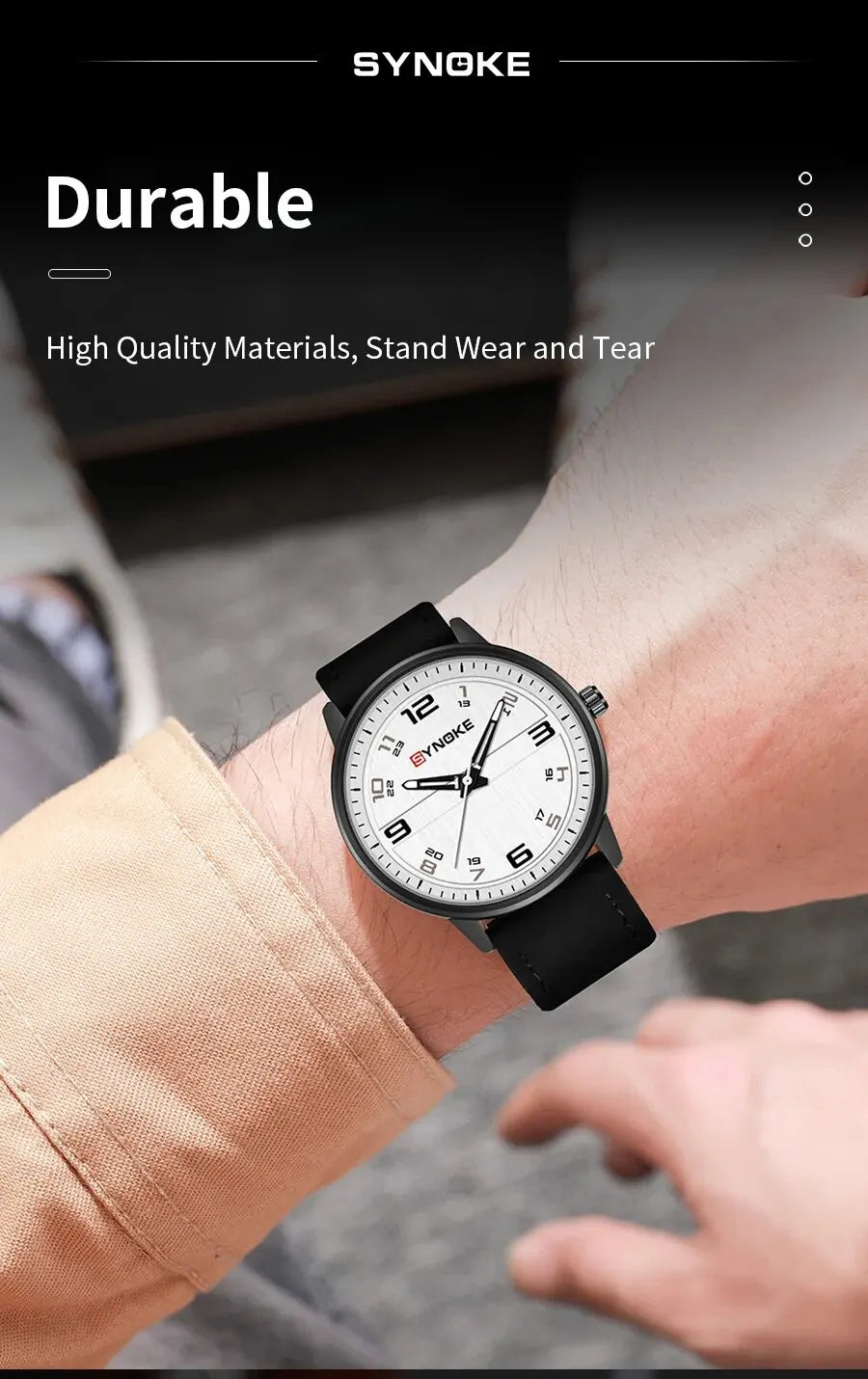 Reloj de cuarzo para hombre, cronógrafo Retro con correa de negocios, sencillo, deportivo, no mecánico