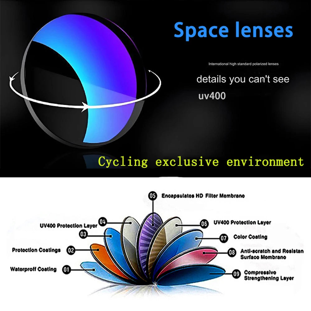 Giant 【Grado Profesional】Gafas de sol para ciclismo y pesca: protección UV, antideslumbrantes, resistentes a impactos, deportes al aire libre con estuche