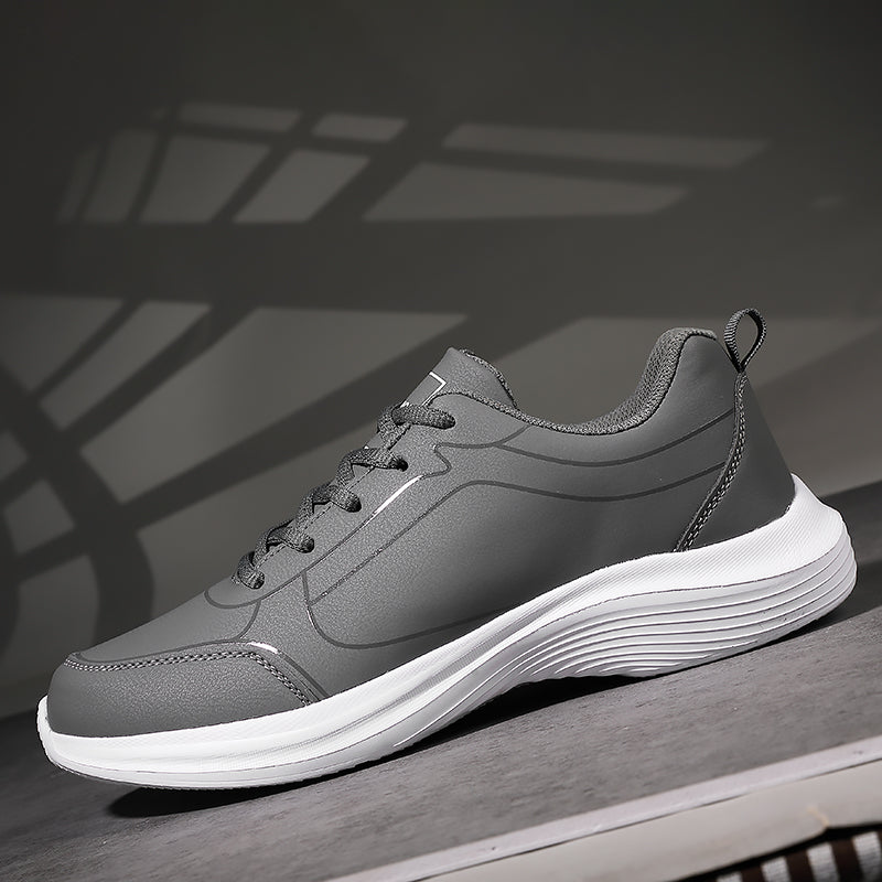 Zapatos para hombre, zapatillas cálidas de invierno para hombre, zapatos antideslizantes transpirables, zapatos informales suaves con cordones, ligeros