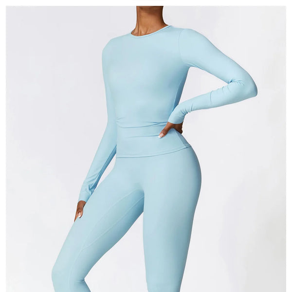 Conjunto deportivo de 2 piezas para mujer, muévete con comodidad y seguridad al momento de hacer ejercicio