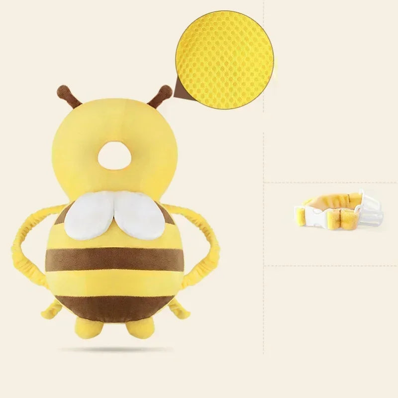 Nuevo Protector de espalda para aprender a caminar, almohada protectora anticaída de dibujos animados para bebé, cojín Protector de cabeza seguro para niños