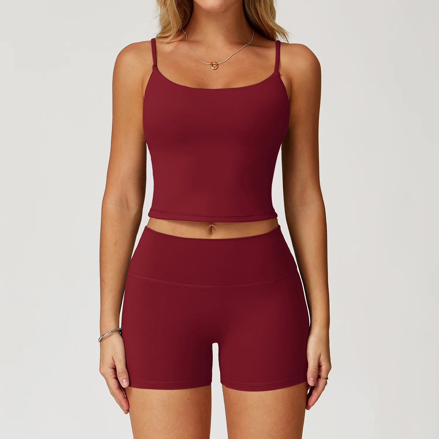 Conjunto deportivo de 2 piezas para mujer, atractivo y cómodo