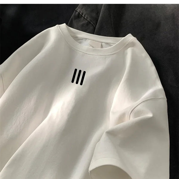 Camisetas de gran tamaño para hombre, Camiseta de algodón para hombre, camisetas con estampado de moda para hombre
