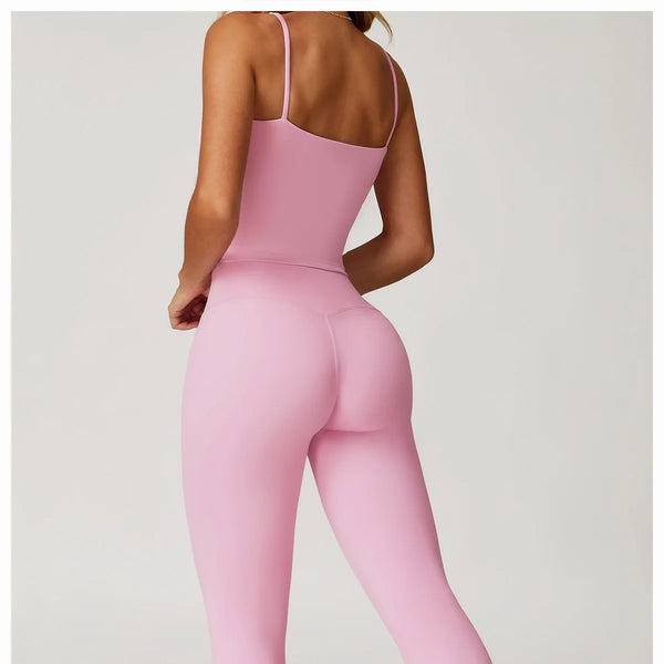 Conjunto deportivo de 2 piezas para mujer, atractivo y cómodo