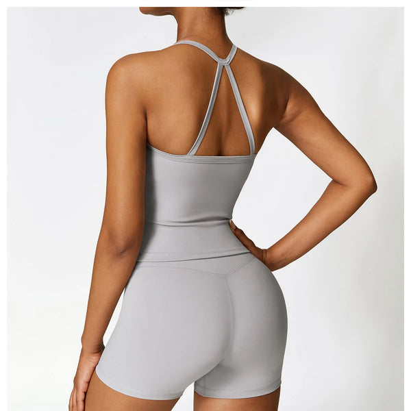 Conjunto deportivo de 2 piezas para mujer, muévete con comodidad y seguridad al momento de hacer ejercicio