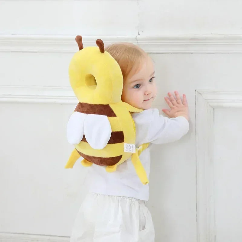 Nuevo Protector de espalda para aprender a caminar, almohada protectora anticaída de dibujos animados para bebé, cojín Protector de cabeza seguro para niños