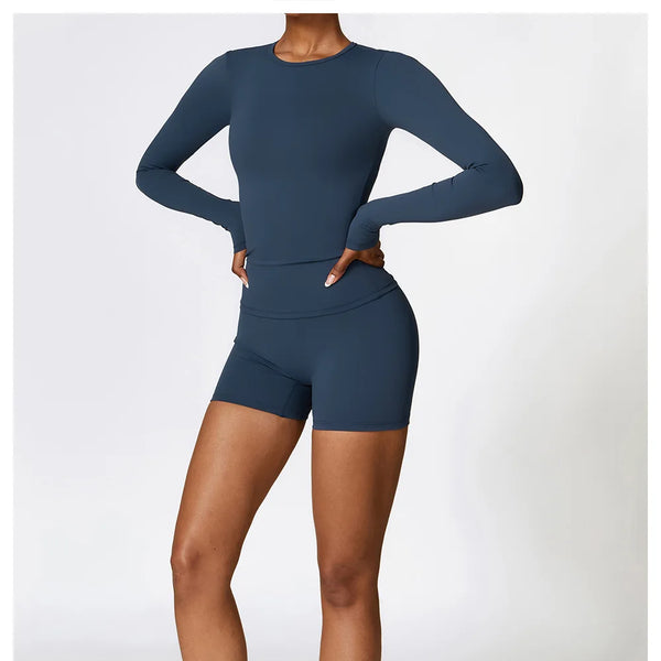 Conjunto deportivo de 2 piezas para mujer, muévete con comodidad y seguridad al momento de hacer ejercicio