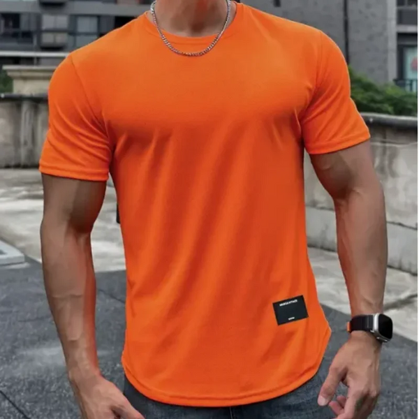 Camiseta Fitness, camiseta correr deporte gimnasio, camiseta entrenamiento Casual alta calidad Tops ropa