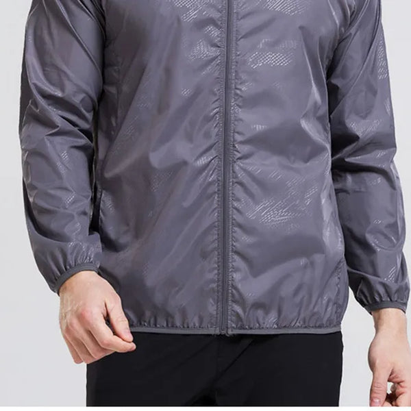 Ropa de protección solar impermeable para acampar, chaqueta fina ligera y transpirable para bicicleta, abrigo deportivo de secado rápido para hombres y mujeres, cortavientos