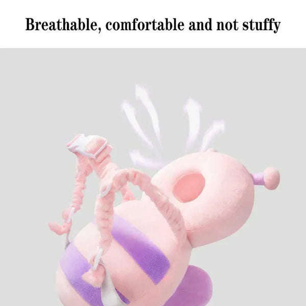 Almohadilla de protección contra caídas para cabeza de bebé, almohadas de seguridad suaves de dibujos animados, mochila, reposacabezas para recién nacido, almohadas de seguridad, mochila para niños pequeños