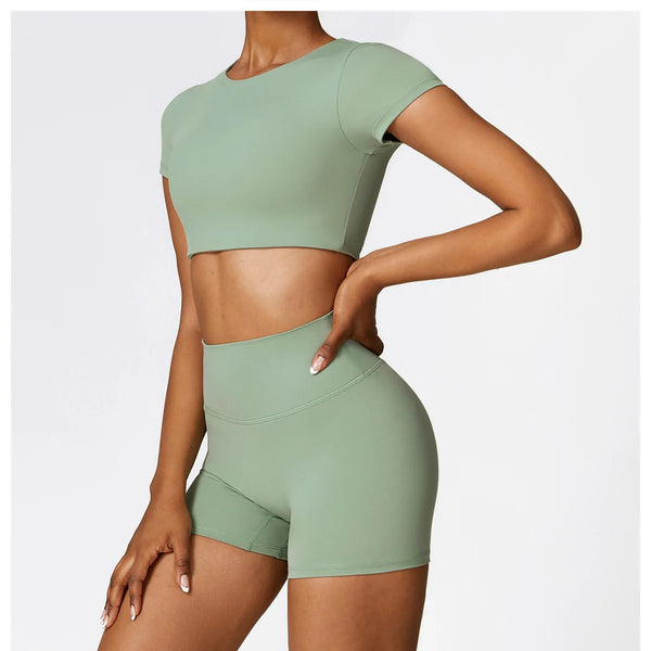 Conjunto deportivo de 2 piezas para mujer, muévete con comodidad y seguridad al momento de hacer ejercicio