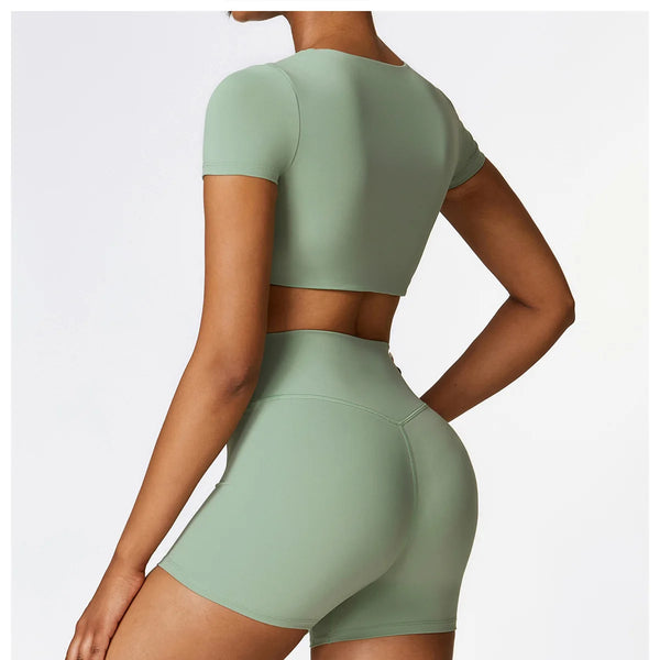 Conjunto deportivo de 2 piezas para mujer, muévete con comodidad y seguridad al momento de hacer ejercicio