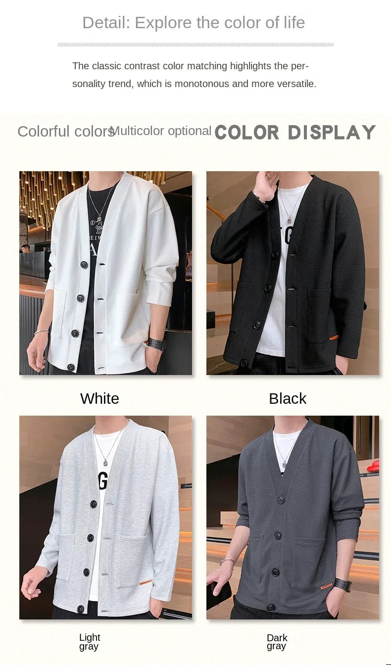 Chaqueta de verano para hombre, chaqueta de secado rápido de seda helada, chaleco informal de negocios de alta gama