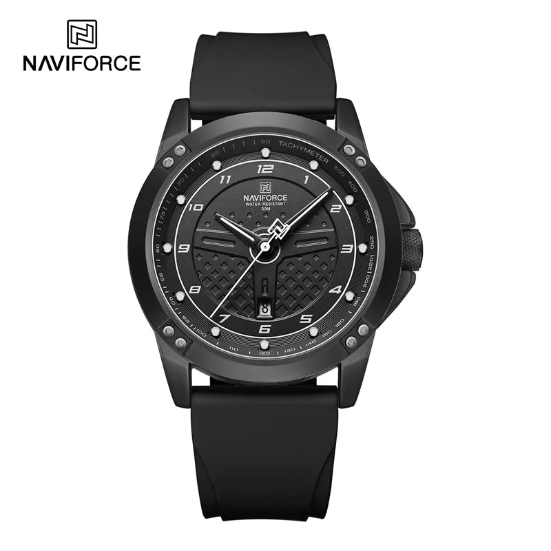 Reloj de pulsera informal de cuarzo, relojes impermeables a la moda para hombre, correa deportiva de silicona, reloj luminoso para hombre