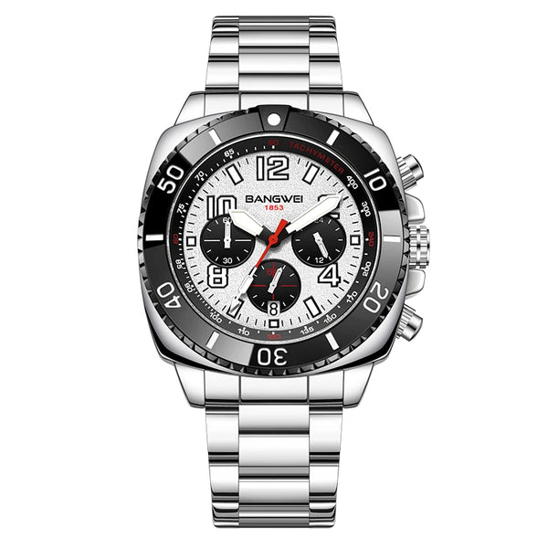 Nuevo reloj impermeable para hombres moda militar deportes cuarzo hombres reloj Casual fecha de negocios cronógrafo