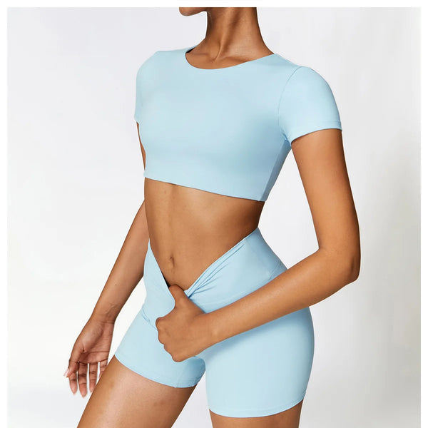 Conjunto deportivo de 2 piezas para mujer, muévete con comodidad y seguridad al momento de hacer ejercicio