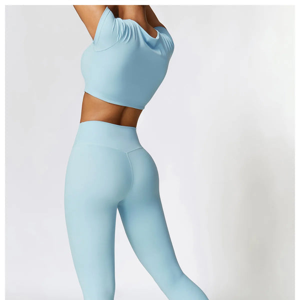 Conjunto deportivo de 2 piezas para mujer, muévete con comodidad y seguridad al momento de hacer ejercicio