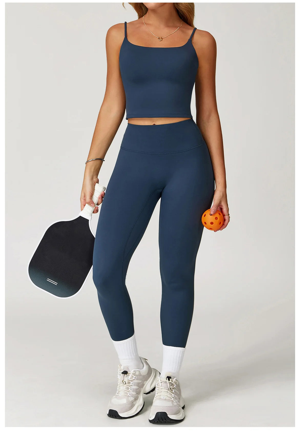 Conjunto deportivo de 2 piezas para mujer, atractivo y cómodo