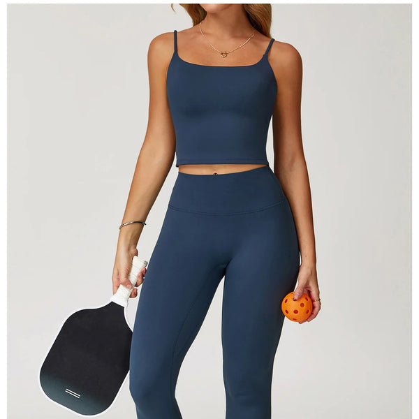 Conjunto deportivo de 2 piezas para mujer, atractivo y cómodo