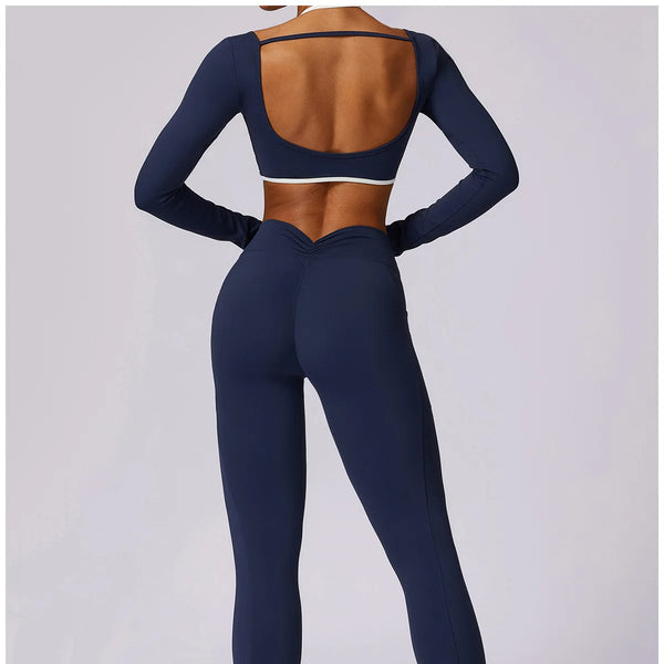 Conjunto deportivo para mujer, conjunto de 2 unidades ajustables y cómodos.