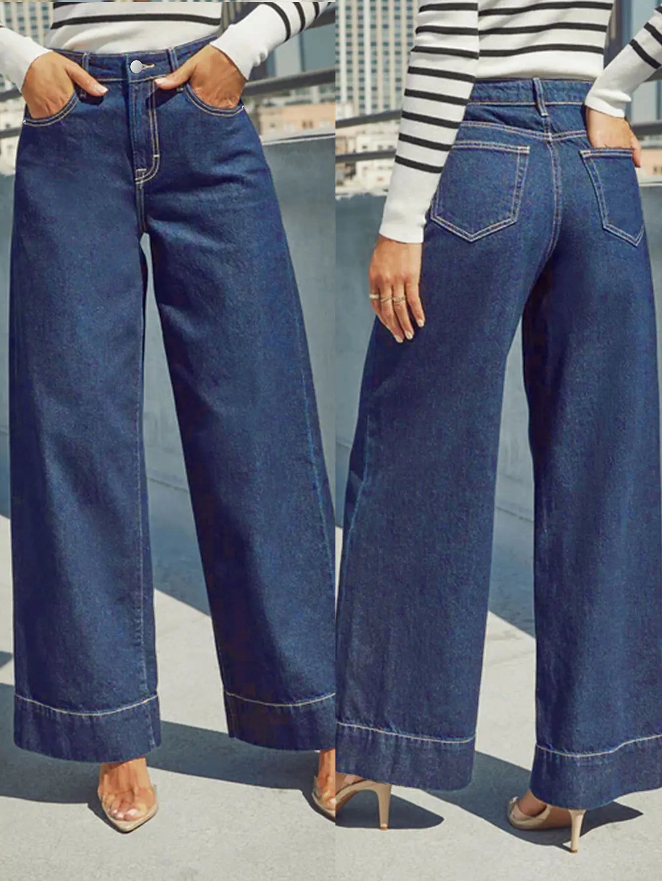 Nuevo pantalon Jean de alta calidad para mujer con estilo elegante y moderno