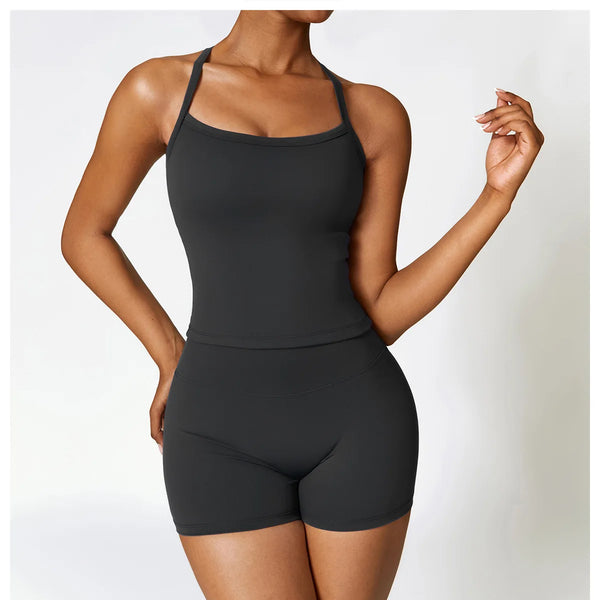 Conjunto deportivo de 2 piezas para mujer, muévete con comodidad y seguridad al momento de hacer ejercicio