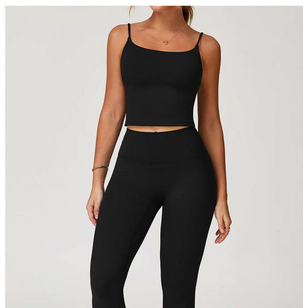 Conjunto deportivo de 2 piezas para mujer, atractivo y cómodo