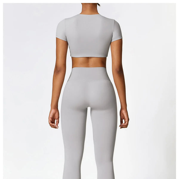 Conjunto deportivo de 2 piezas para mujer, muévete con comodidad y seguridad al momento de hacer ejercicio