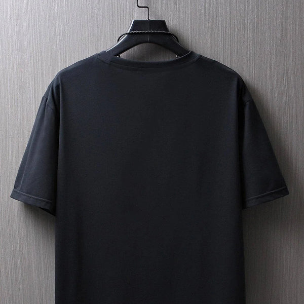 Camisetas minimalistas con estampado gráfico de cara sonriente para hombre, camiseta de Hip Hop, ropa, camiseta transpirable de verano