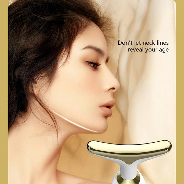 Masajeador facial antiarrugas, reafirmante para el cuello y moldeador facial multifuncional. Dispositivo para esculpir el rostro, adecuado para hombres y mujeres.