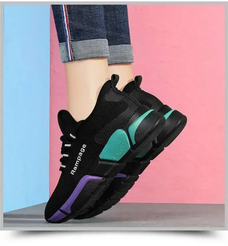 Nuevos zapatos de mujer modernos y sencillos, zapatos cómodos para mujer, zapatos deportivos ligeros y cómodo para primavera y otoño