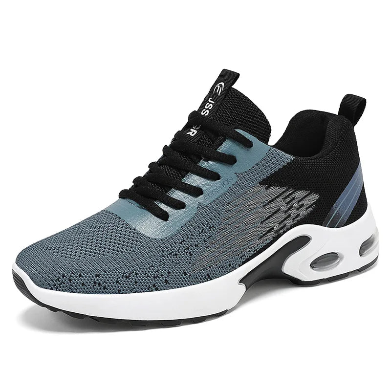 Zapatos de vestir informales para hombre 2025, nuevos zapatos deportivos suaves, cómodos zapatos de tenis transpirables, zapatos para caminar de malla ligera para exteriores