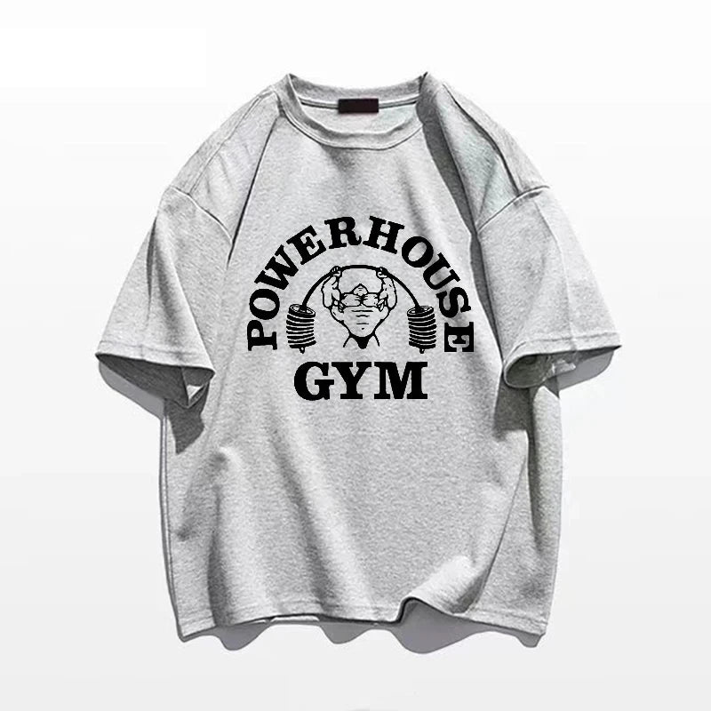 Camisetas de gimnasio de verano, moda deportiva, camiseta para hombre.