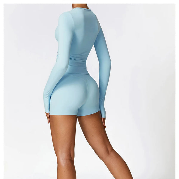 Conjunto deportivo de 2 piezas para mujer, muévete con comodidad y seguridad al momento de hacer ejercicio