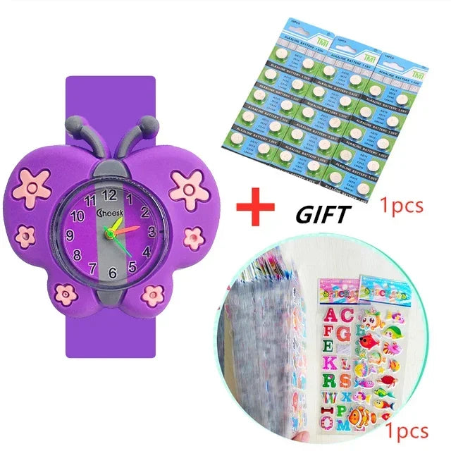 Reloj de unicornio juguetes para niños, relojes de cuarzo para niños, reloj para niños, reloj para bebé, regalo de Navidad