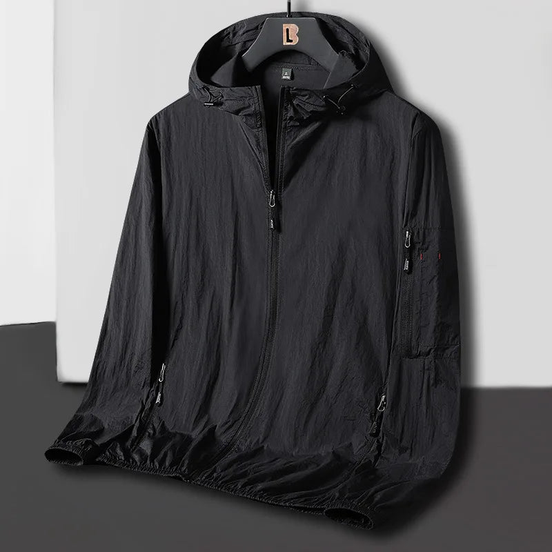 Chaqueta de verano para hombres, Camping, rompevientos, senderismo, pesca chaqueta de Trekking, Chaqueta de secado rápido