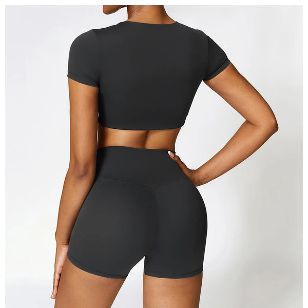 Conjunto deportivo de 2 piezas para mujer, muévete con comodidad y seguridad al momento de hacer ejercicio