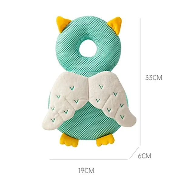 Almohada anticaída para niños, almohada para la cabeza de bebés y niños pequeños, almohada transpirable para aprender a caminar, almohadilla de protección para la cabeza
