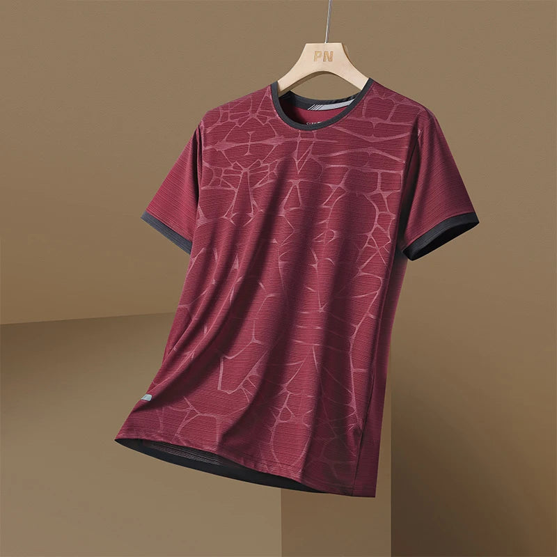 Camiseta deportiva de secado rápido para hombre, camiseta para correr