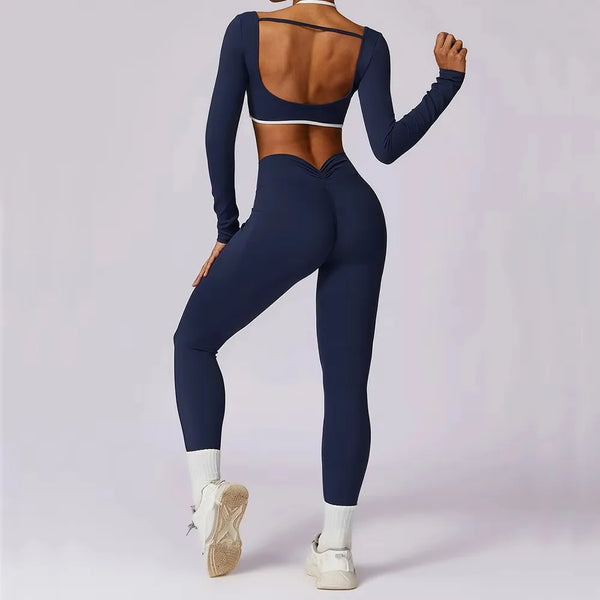 Conjunto deportivo para mujer, conjunto de 2 unidades ajustables y cómodos.