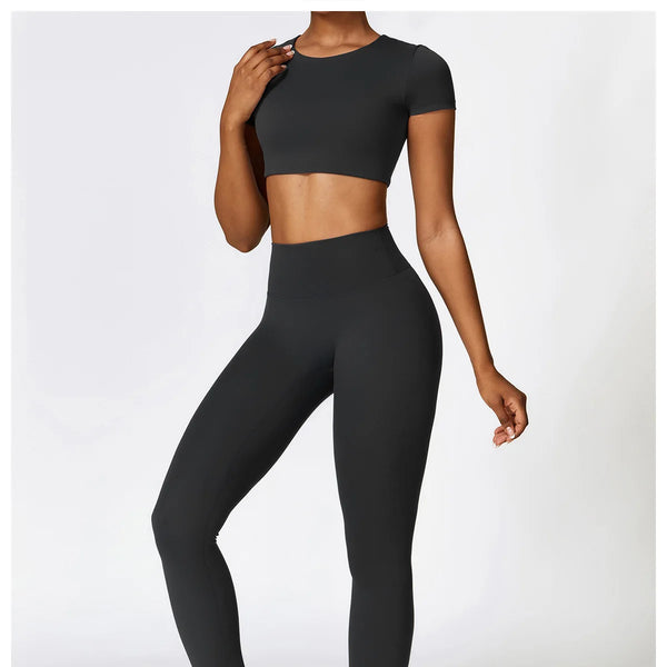 Conjunto deportivo de 2 piezas para mujer, muévete con comodidad y seguridad al momento de hacer ejercicio