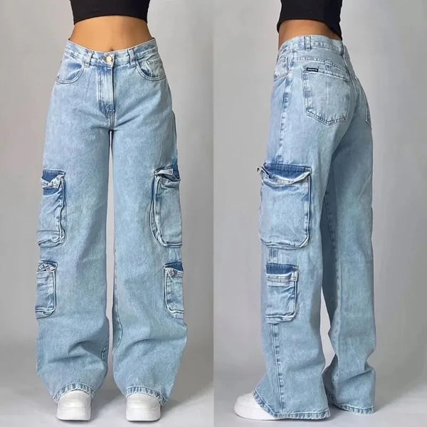 Pantalones de moda hip-hop para una mujer valiente y con estilo