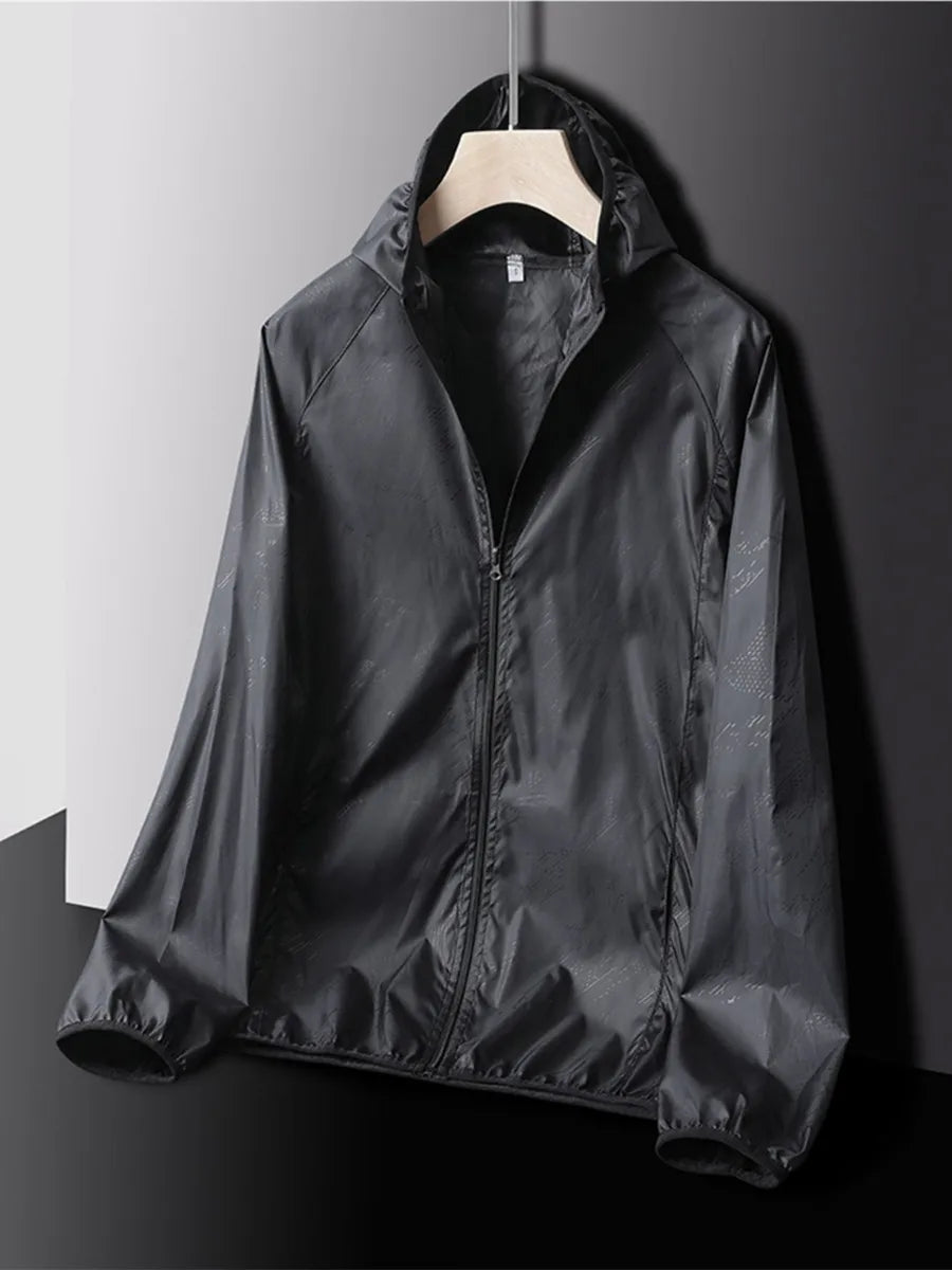 Ropa de protección solar impermeable para acampar, chaqueta fina ligera y transpirable para bicicleta, abrigo deportivo de secado rápido para hombres y mujeres, cortavientos