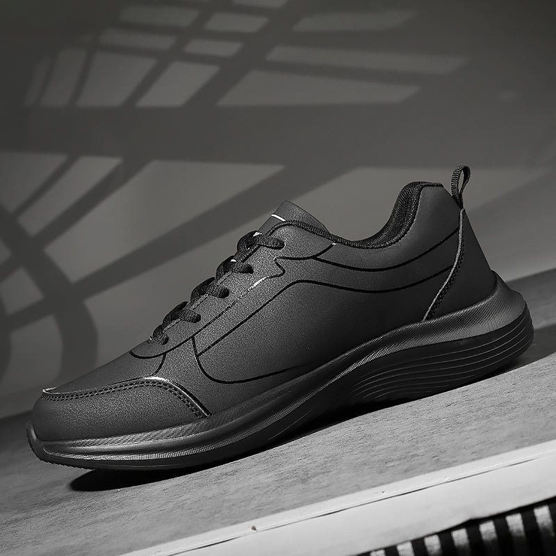 Zapatos para hombre, zapatillas cálidas de invierno para hombre, zapatos antideslizantes transpirables, zapatos informales suaves con cordones, ligeros