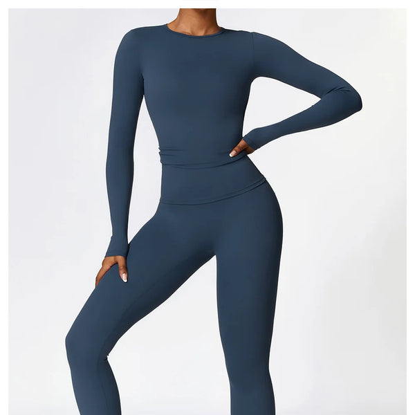 Conjunto deportivo de 2 piezas para mujer, muévete con comodidad y seguridad al momento de hacer ejercicio