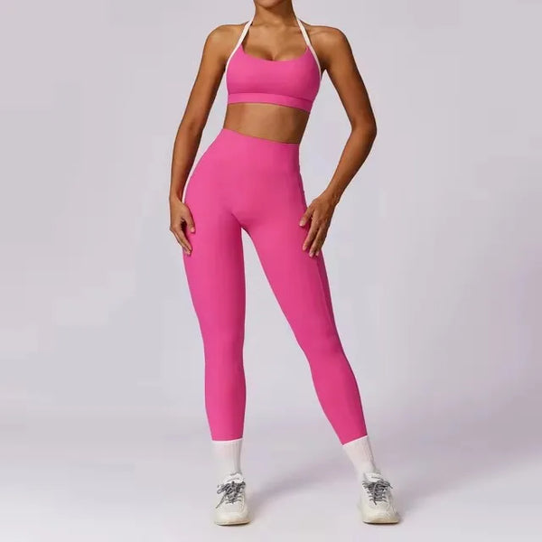 Conjunto deportivo para mujer, conjunto de 2 unidades ajustables y cómodos.