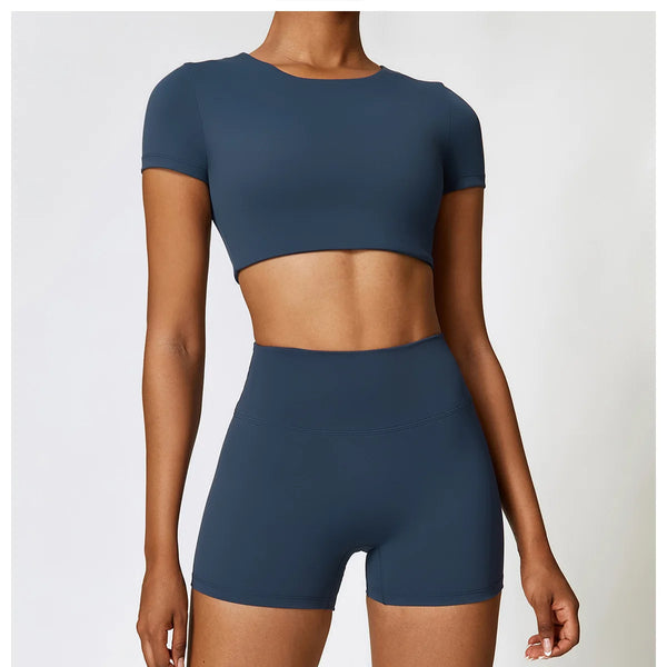 Conjunto deportivo de 2 piezas para mujer, muévete con comodidad y seguridad al momento de hacer ejercicio